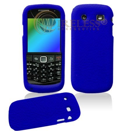 Blackberry pearl 9100 Dark Blue Premium Feel Silicon Skin Case