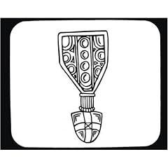 Mauspad mit der Grafik: Medaille, Anerkennung, Europa, Symbol, Auszeichnung, Werts, Ehre, Emblem, "black and white", D�nemark