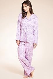 Pure Cotton Animal Print Revere Pyjamas