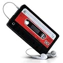 BLACK RETRO CASSETTE SILICONE CASE FOR IPHONE 4S 4 4G