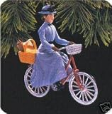 Rare Miss Gulch on her bike Wizard of OZ 1997 Hallmark Ornament