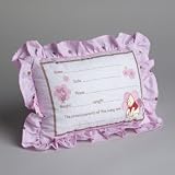 Winnie the Pooh Flower Friends Embroidered Keepsake Pillow Pink