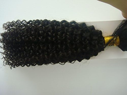 Fantasy Hair Women's Products 7a Mongolian Kinky Curly Hair Afro Kinky Curly Virgin Hair Natural Black Hair Weaves (10")