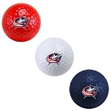 NHL Columbus Blue Jackets 3-Ball Tri-Color Golf Ball Set