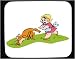 Decorated Mouse Pad with individuals, wildlife, humans, woman, hunting, human, person...