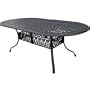 Darlee Elisabeth 42 Inch X 84 Inch Oval Cast Aluminum Dining Table