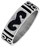 1/4 (6 mm) Sterling Silver Hand Made Band Ring