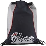 NFL New England Patriots Navy Blue-Gray Axis Drawstring Backpack