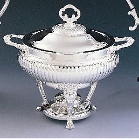 3 QT. CHAFING DISH WITH LINER - 3 QT. CHAFING DISH WITH STAINLESS STEEL LINER by 