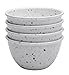 Zak Designs Confetti 4-piece 10 oz. Prep Bowl Set, Eggshell White