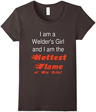 Women's WELDER WIFE shirt : i AM A WELDER'S GIRL shirt XL Asphalt
