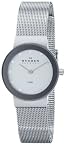 Skagen Women's 358SSSD Silver Dial Mesh Bracelet Watch