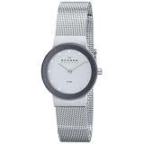 Skagen Women's 358SSSD Silver Dial Mesh Bracelet Watch