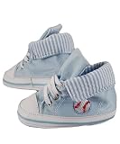 Little Me Fold-Over Hi-Top Booties (Infant Boys Sizes 1 - 3)