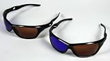 3D Glasses - Plastic ColorCode Style - For TV, Internet & Print (2 Pairs)