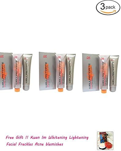 3 X Wella Wellastrate Straight System Intense Hair Cream