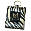 Monogram Letter M Keychain with Mirror
