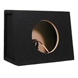 41I6G1snvhL. SL160  New Single Car Truck Wedge Black Subwoofer Box Sealed Enclosure for 8 Woofer 8F
