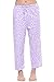 Casual Nights Women's Capri Pajama Set, Top with Capri Pants Pjs Floral Pajama Sets