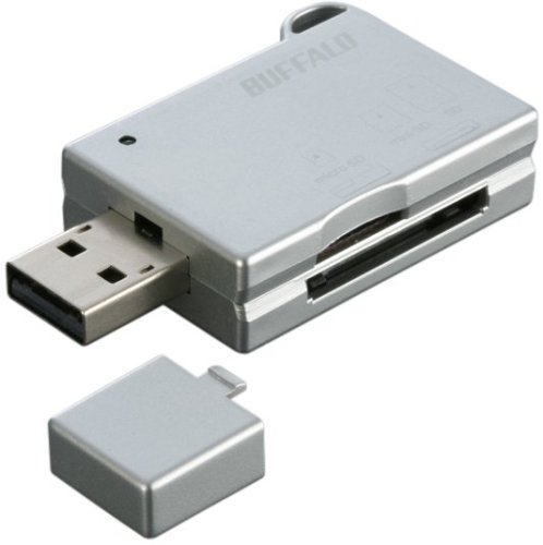 Cover image : BUFFALO カードリーダー/ライター SD/microSD/miniSD 24対応 シルバー BSCRSDU2SV