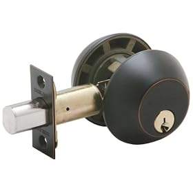 Schlage B362NV716 Double-Cylinder Deadbolt, Aged Bronze by Schlage