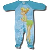 Tinkerbell "Snow Flakes" Blue Blanket Sleeper - 4T