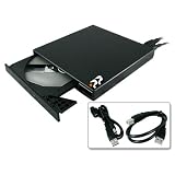 High Quality Black USB Laptop Slimline USB External CD Rom CD-RW DVD-ROM CDRW Combo Drive for Toshiba Laptops Toshiba Portege Toshiba Netbooks NB100 NB200 NB300 NB305 BY Z-DRIVE