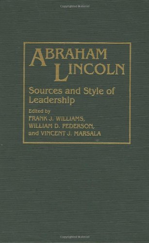 Abraham Lincoln: Sources and Style of Leadership (Contributions in American History) by Vincent Marsala (1994-11-30)