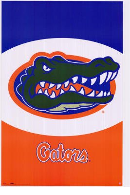 (22x34) University of Florida (Logo) NCAA Art Poster Print