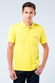 Short Sleeve Modern Fit Garment Washed Oversized Croc Pique Polo