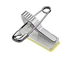 Alligatorclip selbstklebend mit Anstecknadel