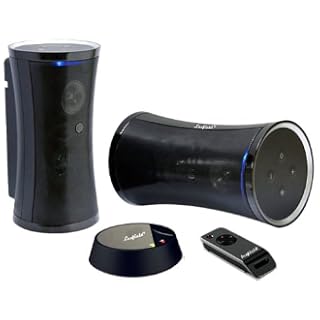 Neujahr 2013 Angebot *** Neustes Design Outdoor Funkboxen, Aussen / Innen Stereo Funklautsprecher, Wireless, Spritzwasserfest, mit Fernbedienung, Wandmontage / senkrecht und waagerecht aufstellbar / PIANO-SCHWARZ