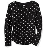 オールドネイビー OLD NAVY/ リラックスVネックティ ブラック トップス長袖Tシャツ XXL (16歳)【並行輸入】