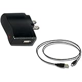 ReadyPlug&reg; USB Charger for Garmin Delta/Delta Sport Dog Device - AC/DC Wall Adapter USB Port (Black)