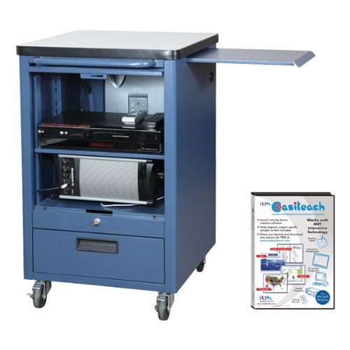 RM Education RM Interactive Classcart w/ Easiteach Software, Digital Projector, DVD/VHS Player and Speaker System