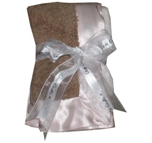 Little Giraffe   Duo Mocha Pink Blanky
