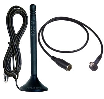Cellphone Signal Booster Kit of Wilson Electronics Dual Band Mini Magnet Antenna and Cell Phone Antenna Adapter Cable for LG VX8600