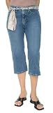 Lee Jeans Women's Missy Sashed Natural Fit Vented Capri