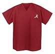 University of Alabama Scrubs Top Shirt- Alabama Crimson Tide For HIM or HER -Officially Licensed NCAA College Logo Apparel For HIM or HER SEARCH BROAD BAY SCRUB FOR OTHER College Logo Apparel Unique GIFT Ideas for Man Men Woman Women Ladies Nurses