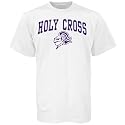 Holy Cross Crusaders Youth White Bare Essentials T-shirt