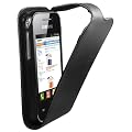 Mumbi Premium - Funda de cuero con tapa para Samsung Galaxy Y S5360