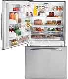 Review GE  / GE Profile PDSS5NBXLSS 25.3 cu. ft. Bottom-Freezer Refrigerator with 5 Glass Shelves Including 3 Slide-Out Spill Proof, Electronic Sensors, TurboCool Setting, In-the-Door Can Rack and Electronic Controls: Stainless Steel, Left Hinge Door Swing