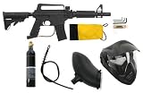 US Army Alpha Powerpack with Mods Paintball Gun Package - Black
