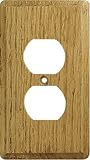 Jackson Deerfield #908L Oak DPLX Out Wall Plate