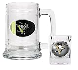 Pittsburgh Penguins - NHL Boilermaker Mug & Shot Gift Set