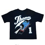 THOMAS THE TANK ENGINE THOMAS SHINE Glow-in-the-Dark 2-Sided Navy Blue Tee
