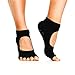 DYAM fit Yoga Socks - Non Slip, Non Skid, Slip Resistant Toeless Grip Sock for Women & Men Doing Yoga and Pilates - Black Medium