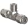 Parker A-Lok 2MBT2N-316 316 Stainless Steel Compression Tube Fitting, Tee, Tube OD x NPT Male x Tube OD