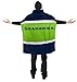 Littlearth Unisex NFL Seattle Seahawks Hoodie Poncho, 70.5