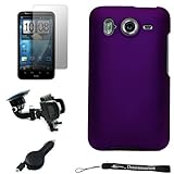 Purple Smooth Design Cover / 2 Piece Snap On Crystal Protective Hard Case f ....